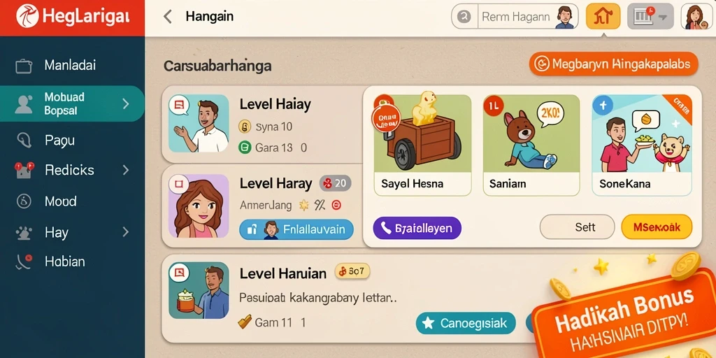 lnterwin - Mode permainan yang seru dan menantang.